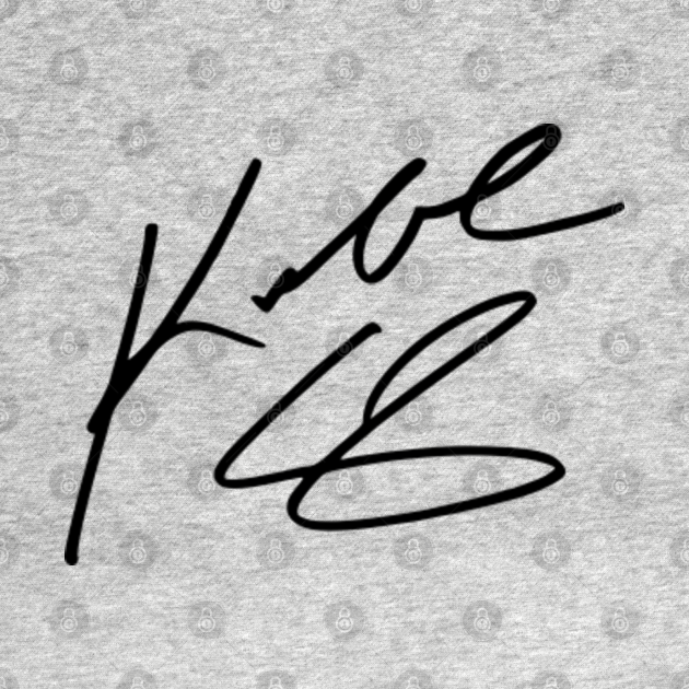 Kobe Bryant autograph - Kobe Bryant - T-Shirt | TeePublic